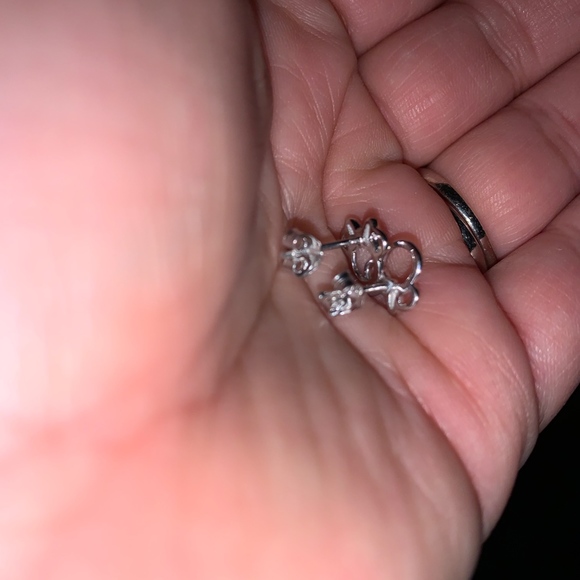 Minnie Mouse 14k Rose wg/GP Studs - Picture 3 of 5